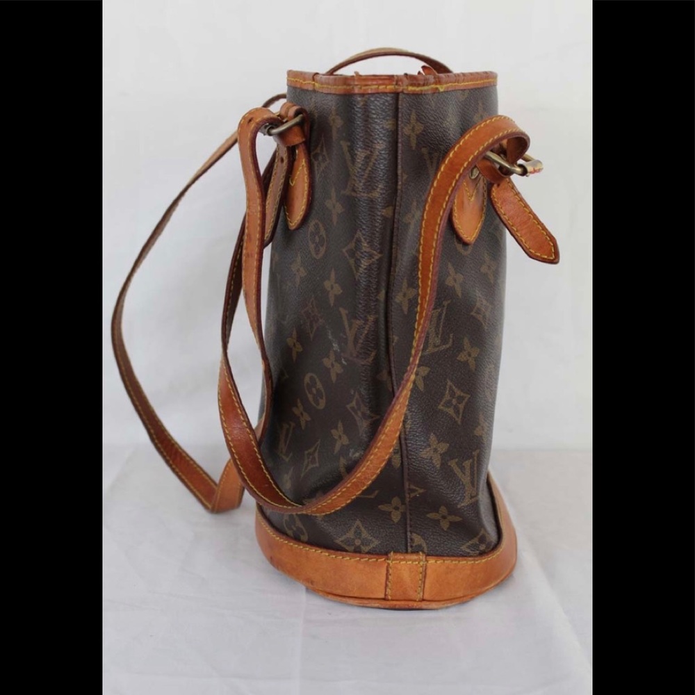 Vintage Louis Vuitton Petit Bucket Bag Authentic.